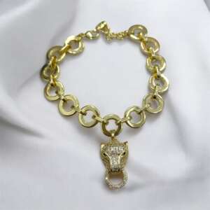 Taşlı Kaplan Vip Bileklik