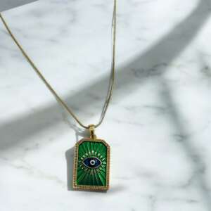 Eyes Tarot Çelik Kolye