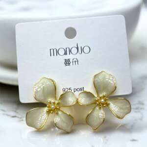 Flowery Çelik Küpe