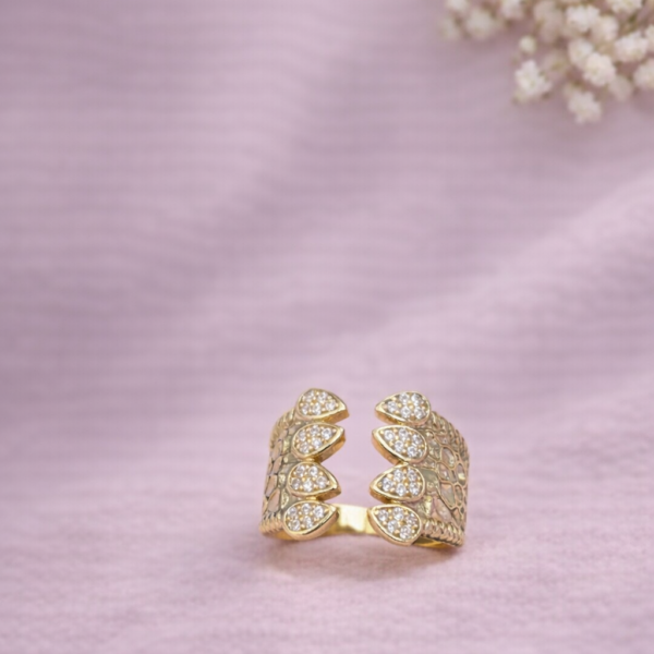 Crystal Leaf Xuping Yüzük